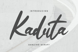 Kaduta | Dancing Script Font Font Download