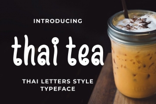 Thai Tea - Thai Style Typeface Font Download