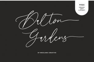 Dalton Gardens - Script Font Font Download
