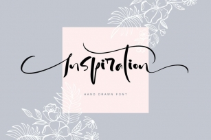 Inspiration Hand Drawn Font Font Download