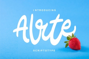 Alrte | Modern Scriptotype Font Font Download