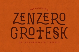 Zenzero Grotesk Typeface Font Download