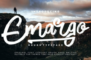 Emargo - Rough Typeface Font Download