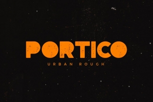 Portico Urban Rough Font Download