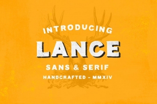 Lance Sans & Serif Font Duo Font Download