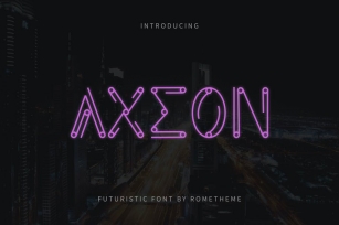 Axeon - Futuristic Typeface DR Font Download