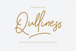 Qulliness Signature Font Font Download