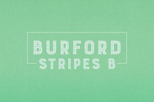 Burford Stripes B Font Download