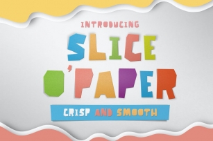 Slice O'Paper Font Download