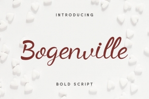 Bogenville Script Font Font Download