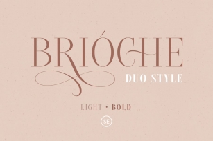 Brioche - Light & Bold Font Download
