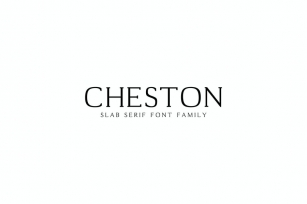 Cheston Slab Serif Font Family Set Font Download
