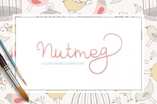 Nutmeg Font Font Download