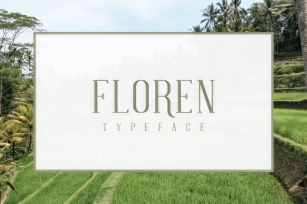 FLOREN Typeface Font Download