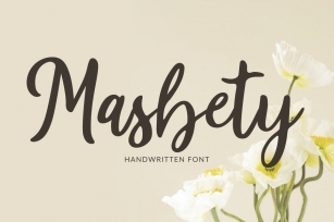 Masbety - Handwritten Font Font Download