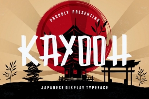 Kayooh Japanese Display Typeface Font Download