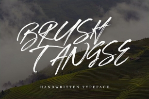 Brush Tangse Font Download