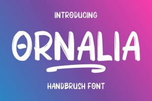 Ornalia G - Handwritten Font Font Download