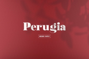Perugia - Serif Font Font Download