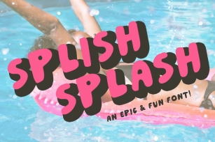 Splish Splash! Font Download