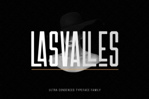 Las Valles Ultra Condensed Typeface 4 Fonts Font Download