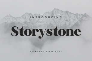 Storystone Serif Font Font Download