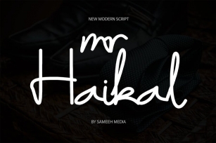 Mr Haikal Typeface Font Download