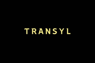 TRANSYL - Elegant Display / Headline Typeface Font Download