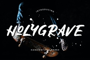 Holygrave Handwritten Brush Font Download
