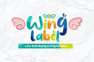 Wing Label Font Download