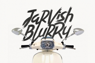 Jarvish Blurry Typeface Font Download
