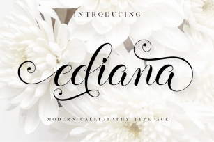 Ediana - Script Font Font Download