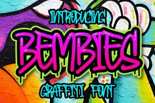 Bembies -  Graffiti Font Font Download