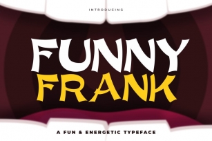 Funny Frank - An Energetic and Quirky Typeface Font Download