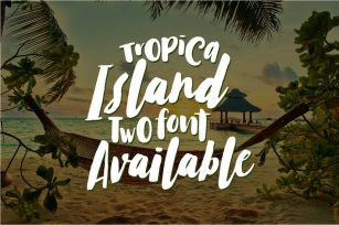Tropical Island Font Duo Font Download