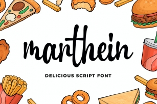 Marthein - Delicious Font Font Download
