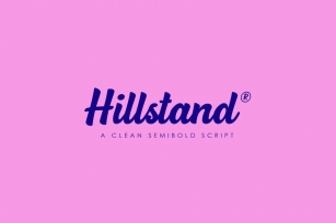 Hillstand Font Download