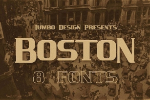 Boston - Vintage Style Font Font Download