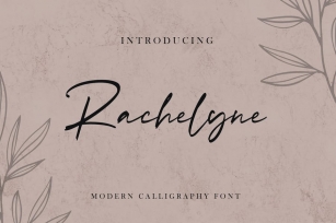 Rachelyne - Modern Calligraphy Font Font Download