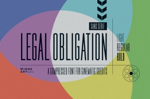 Legal Obligation Sans Font Download