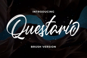 Questario Brush Style Font Download
