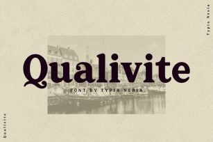 Qualivite Bold Serif Font Font Download