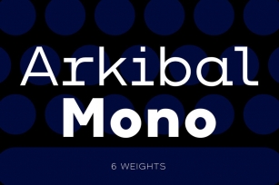Arkibal Mono Font Download