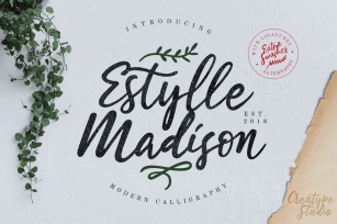 Estylle Madison Calligraphy Font Download
