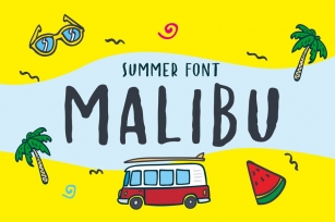 MALIBU - Carefree Handwriting Font Font Download