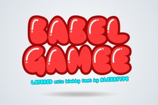 BABELGAMEE - Cute Chubby Children Font Font Download