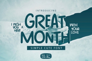 Great Month Font Font Download
