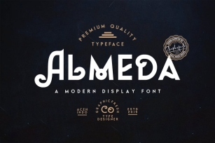 Almeda // A Modern Vintage Font Font Download