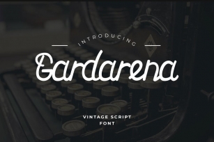 Gardarena Script Font Font Download