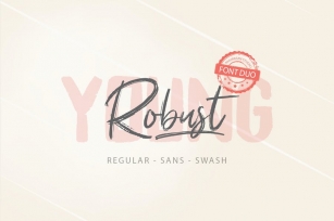 Young Robust Font Duo Font Download